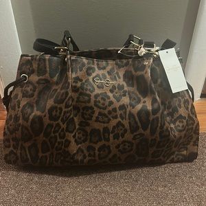 Jessica Simpson Arden Tote Purse in Leopard